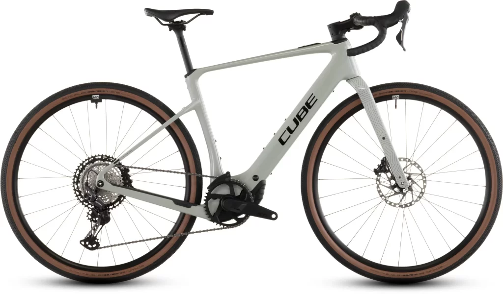 E-bike gravel Cube Nuroad Hybrid C:62 Race 400X